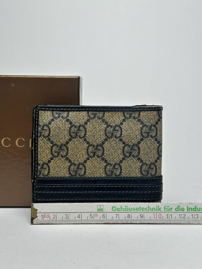 Vintage Gucci Ophidia Monogram Leather Wallet
