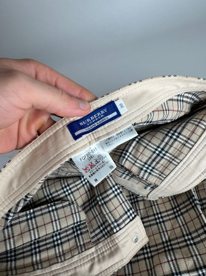 Vintage Burberry Nova Check Pants 38/M