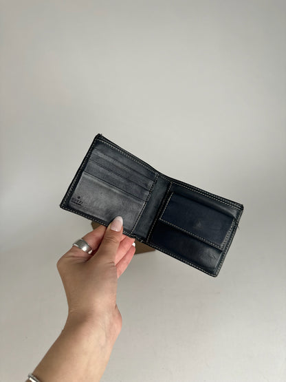 Vintage Gucci Ophidia Monogram Leather Wallet