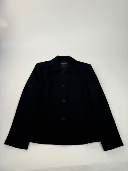 Vintage Givenchy Wool Trenchcoat black