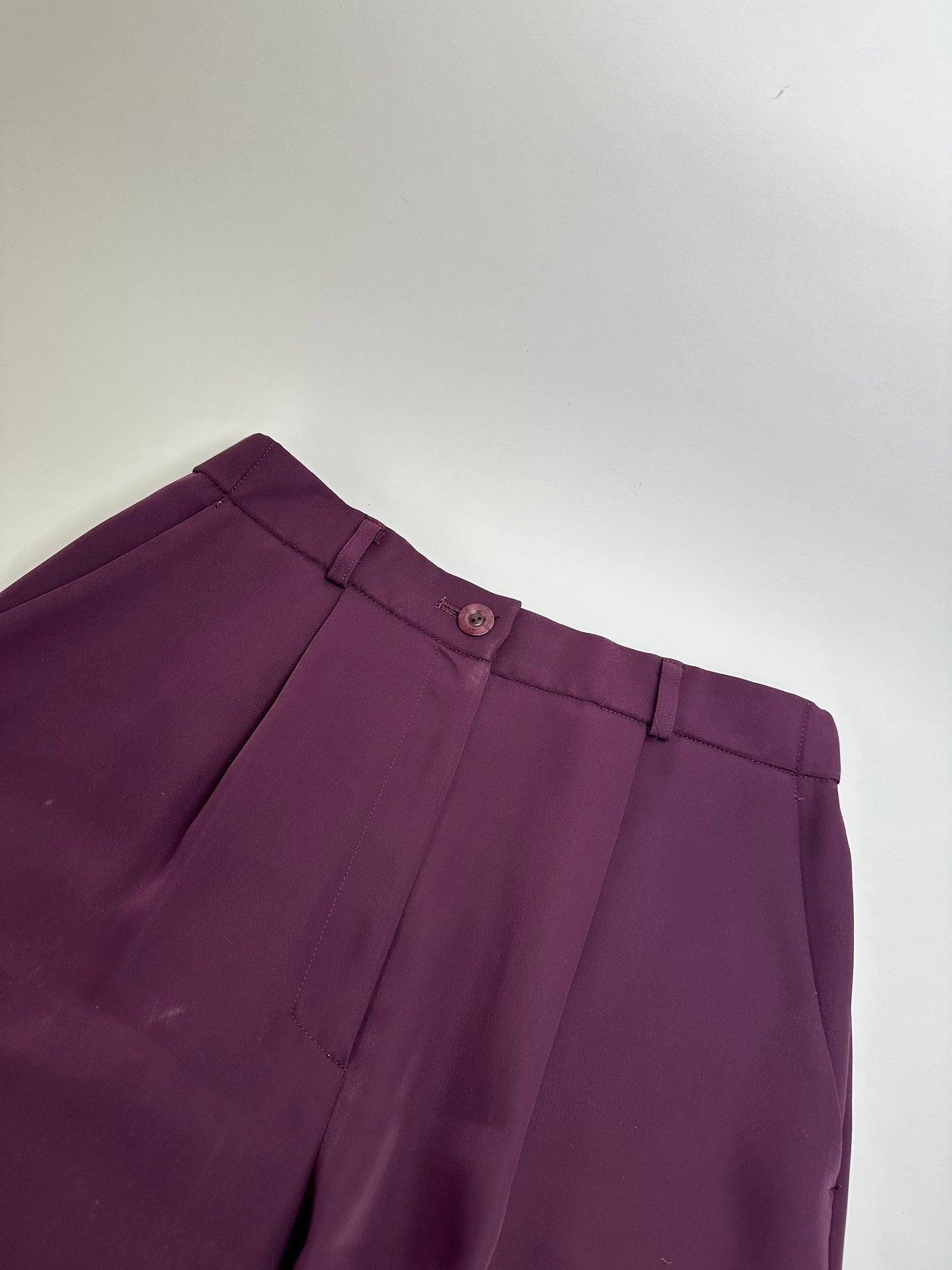 Vintage Chloe Tailored Trousers Purple S