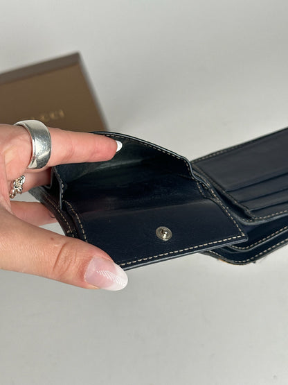 Vintage Gucci Ophidia Monogram Leather Wallet