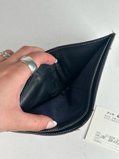 Vintage Gucci Ophidia Monogram Leather Wallet