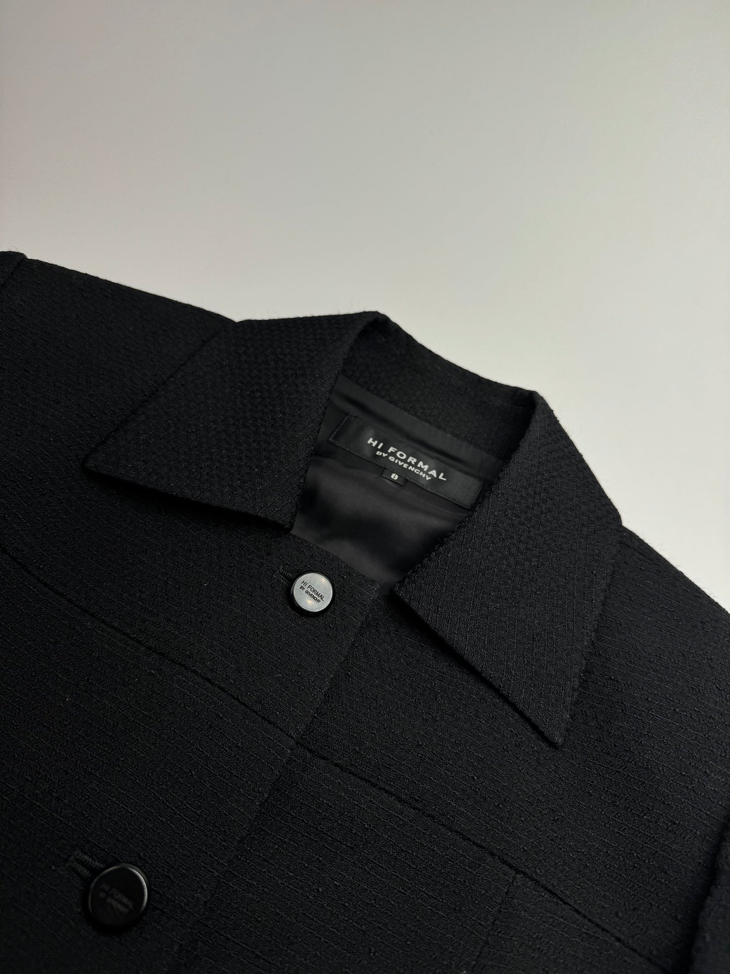 Vintage Givenchy Wool Trenchcoat black