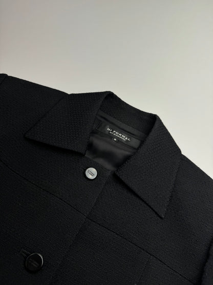 Vintage Givenchy Wool Trenchcoat black