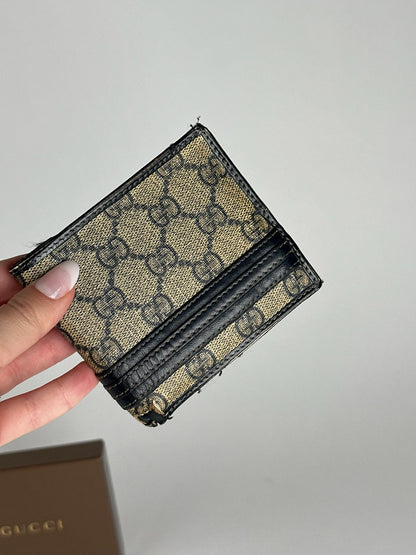 Vintage Gucci Ophidia Monogram Leather Wallet