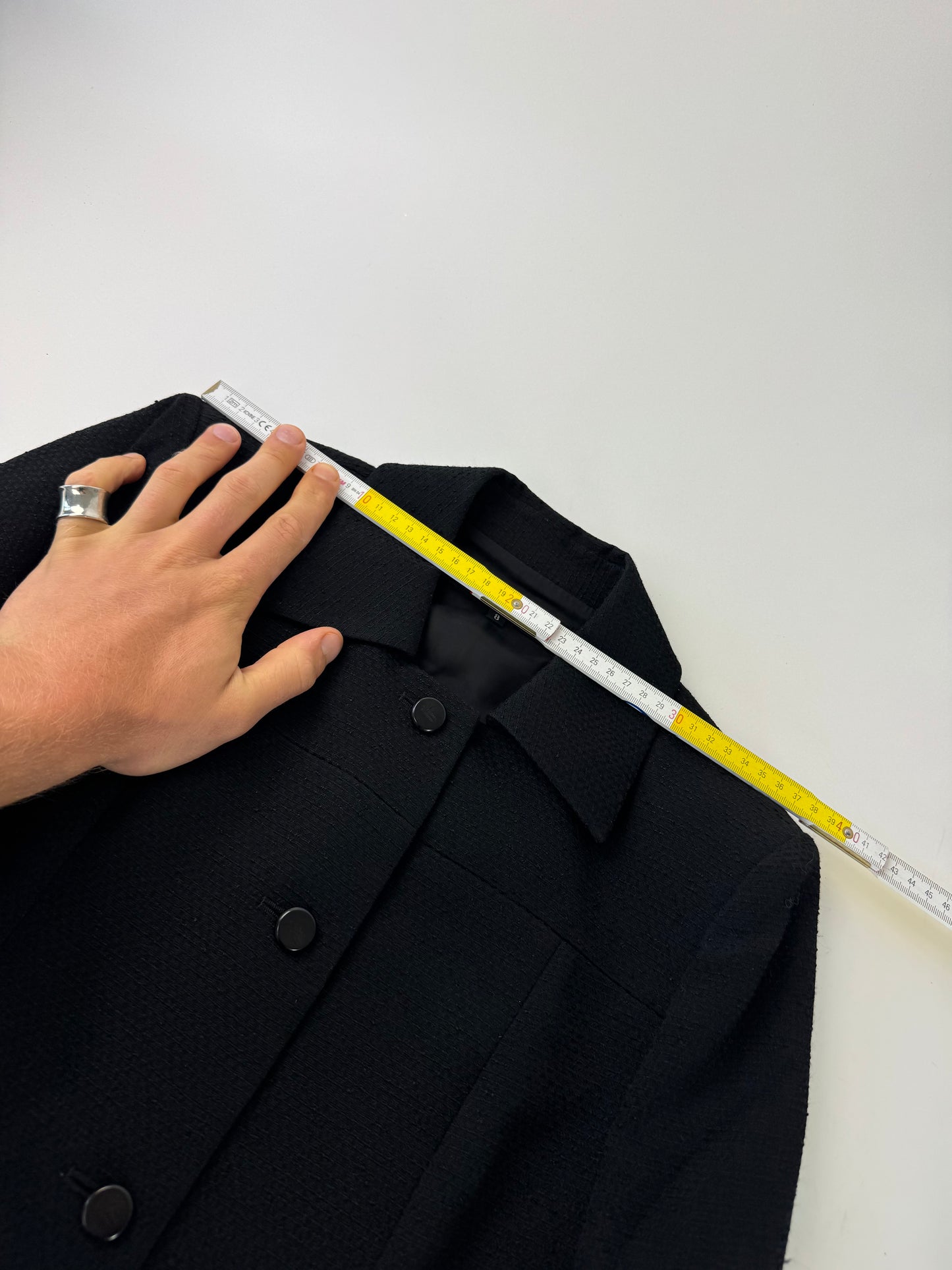 Vintage Givenchy Wool Trenchcoat black