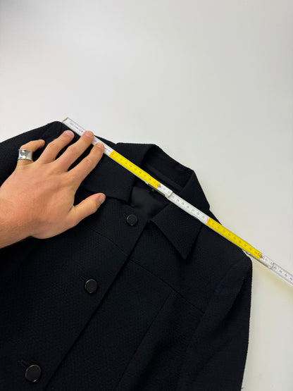 Vintage Givenchy Wool Trenchcoat black