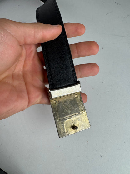 Vintage Cartier Leather belt black