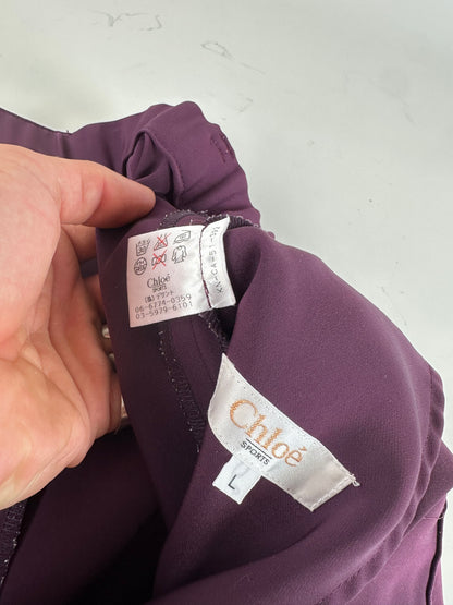 Vintage Chloe Tailored Trousers Purple S