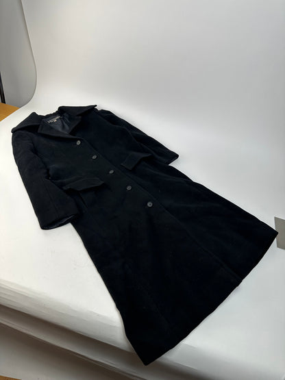 Vintage Givenchy Nouvelle Boutique Wool Long Coat Black S