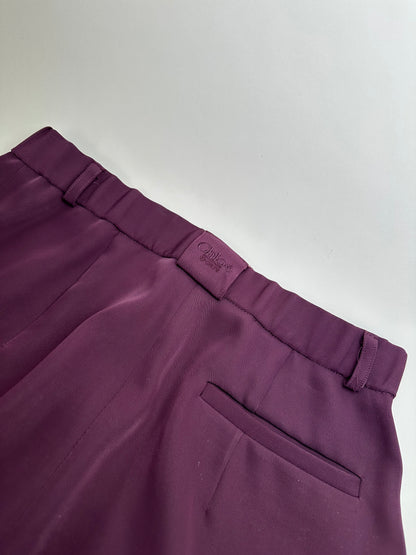 Vintage Chloe Tailored Trousers Purple S