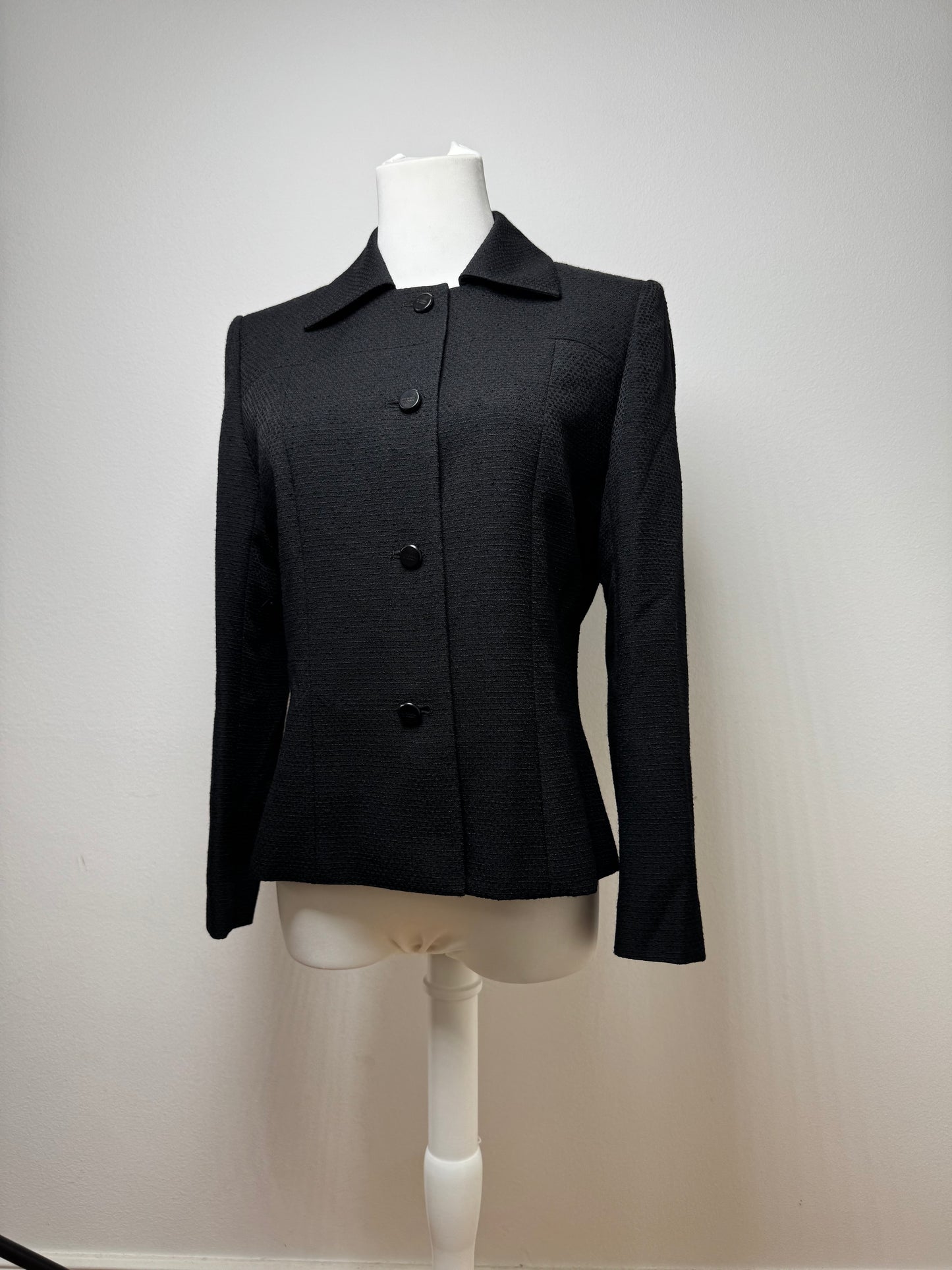 Vintage Givenchy Wool Trenchcoat black