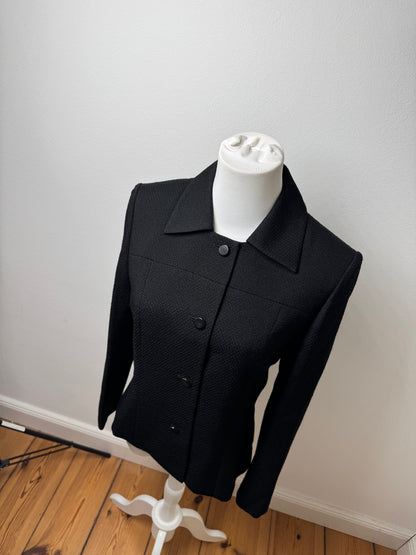 Vintage Givenchy Wool Trenchcoat black