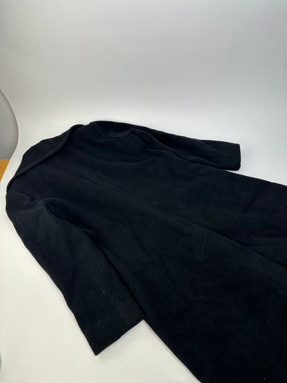 Vintage Givenchy Nouvelle Boutique Wool Long Coat Black S