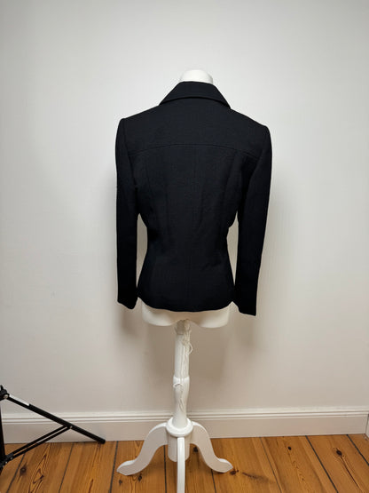 Vintage Givenchy Wool Trenchcoat black