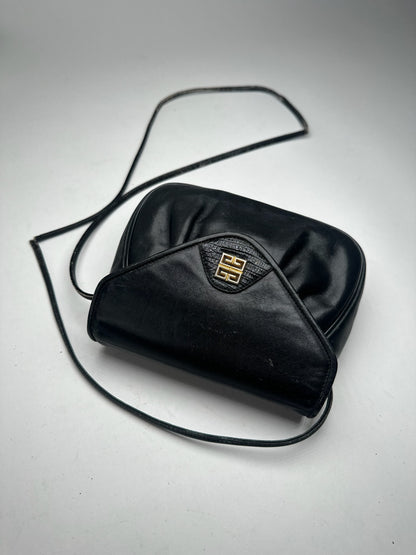 Vintage Givenchy 4G leather bag black
