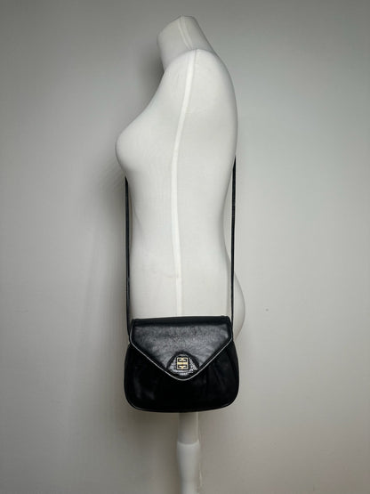 Vintage Givenchy 4G leather bag black