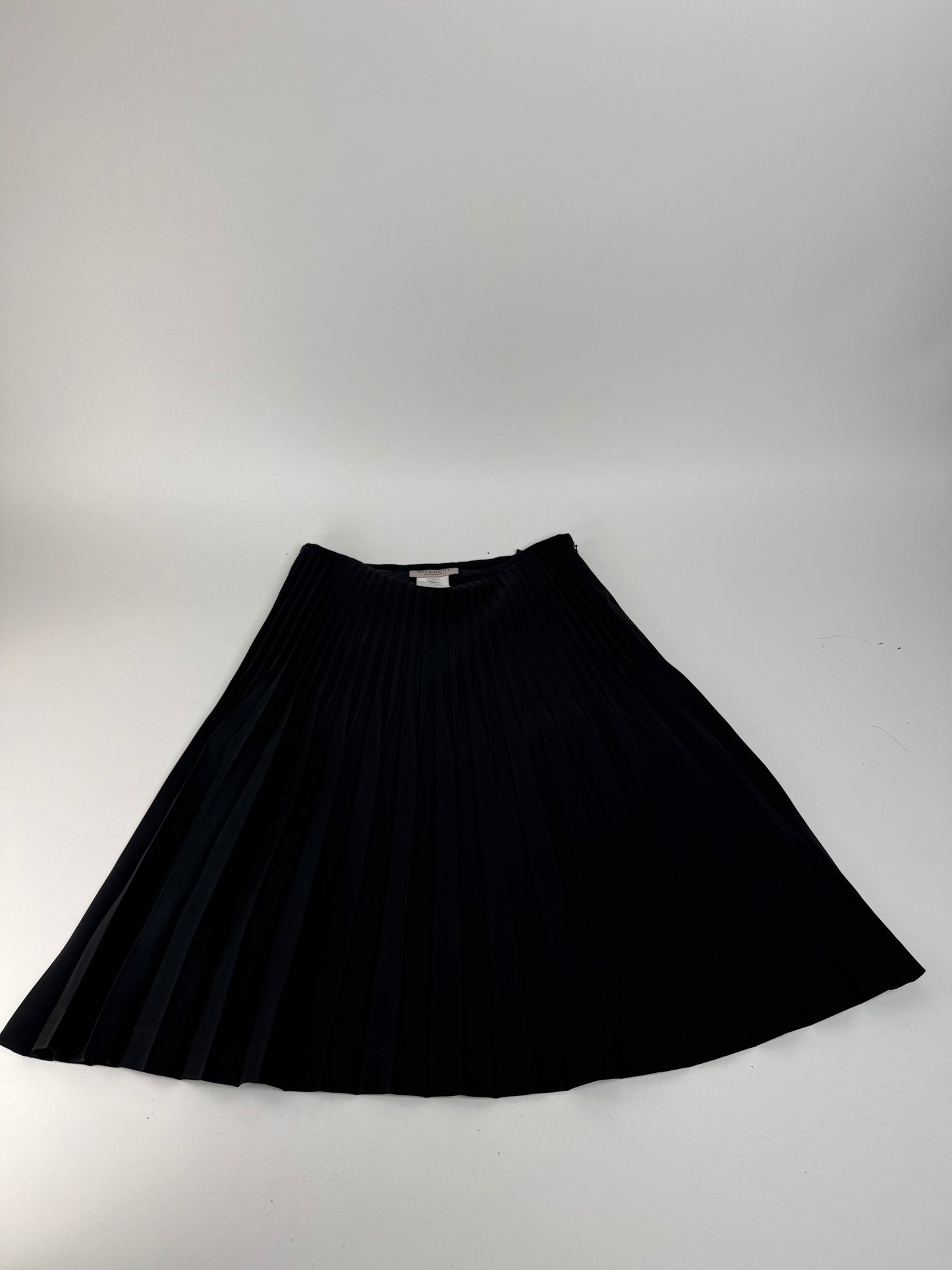 Vintage Givenchy Plissee Skirt 36/S black