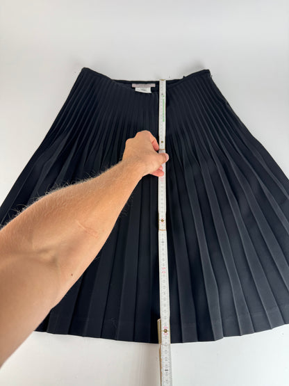 Vintage Givenchy Plissee Skirt 36/S black
