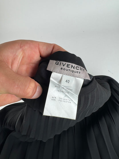 Vintage Givenchy Plissee Skirt 36/S black