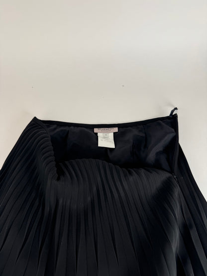 Vintage Givenchy Plissee Skirt 36/S black