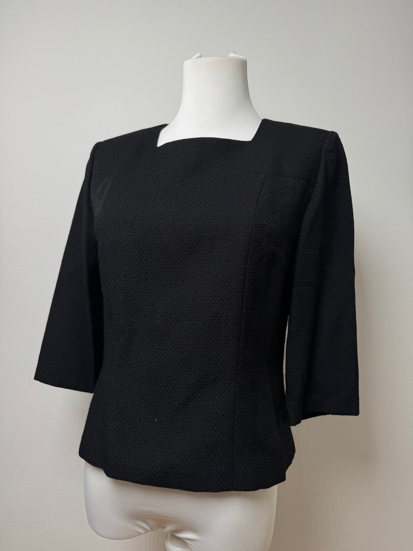 Vintage Givenchy Wool Coat black