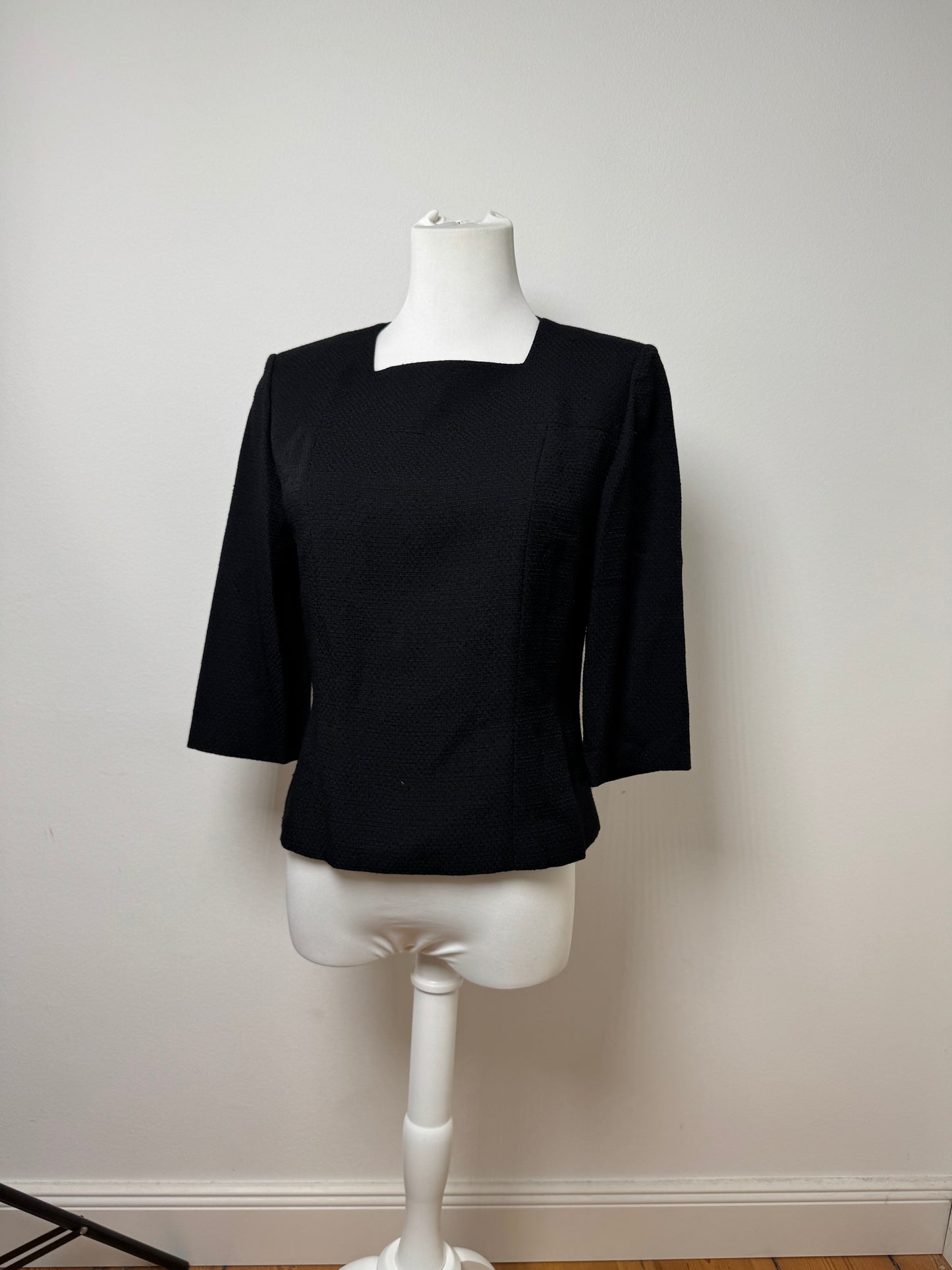 Vintage Givenchy Wool Coat black