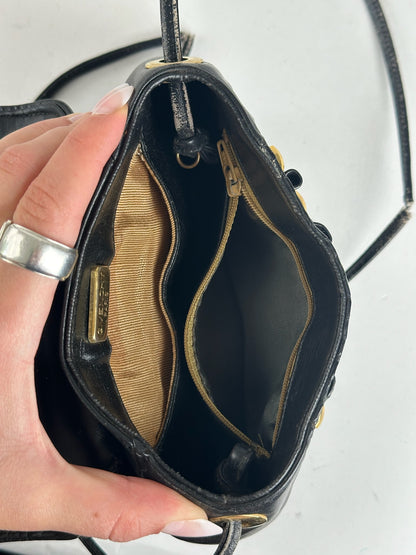 Vintage Givenchy 4G leather bag black