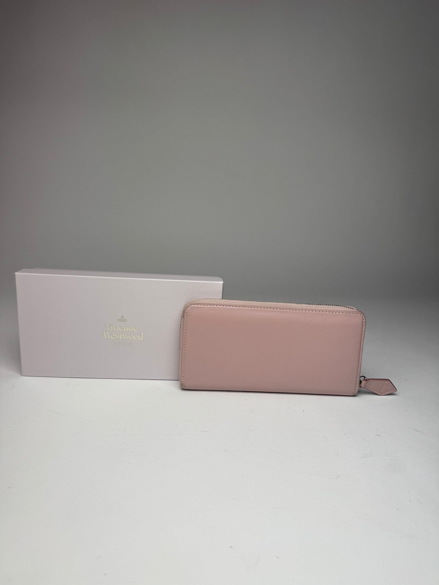Vintage Vivienne Westwood Zippy Leather Wallet Pink