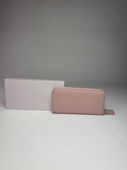 Vintage Vivienne Westwood Zippy Leather Wallet Pink