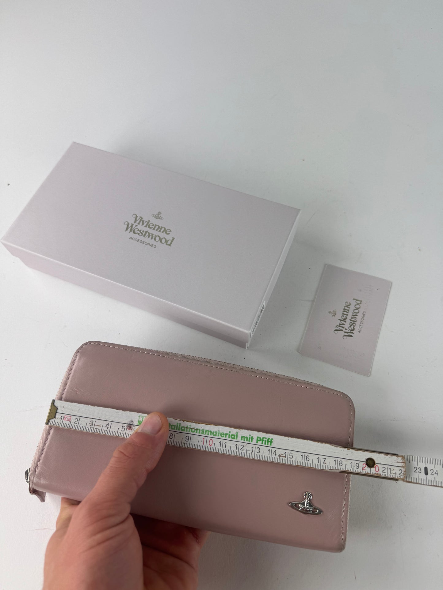 Vintage Vivienne Westwood Zippy Leather Wallet Pink