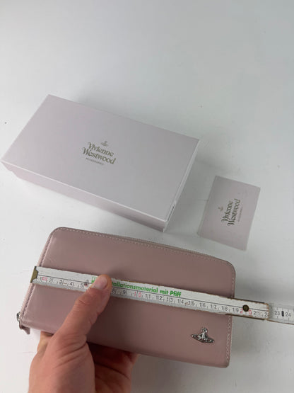 Vintage Vivienne Westwood Zippy Leather Wallet Pink