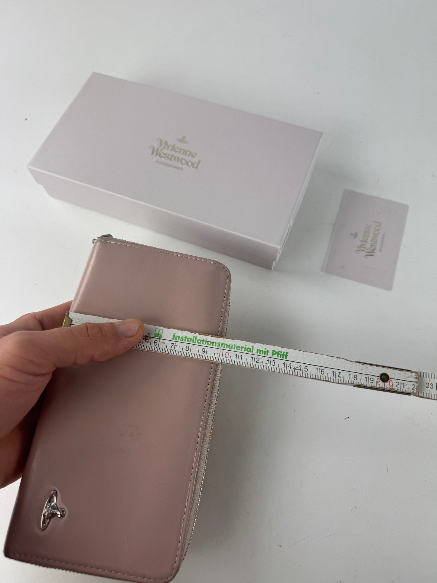 Vintage Vivienne Westwood Zippy Leather Wallet Pink