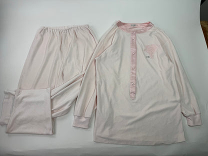 Vintage Dior Twin Set Pink L