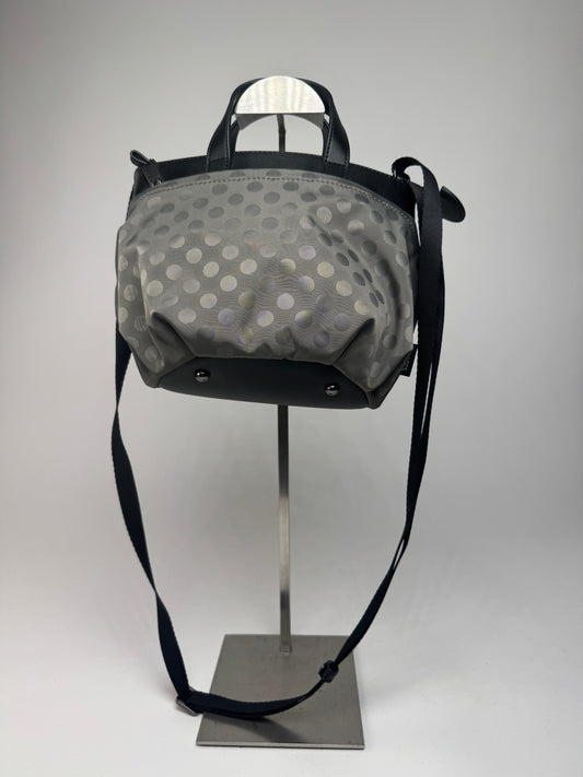 Vintage Yohji Yamamoto Y-Saccs Polkadot 2Way Handbag Grey Black