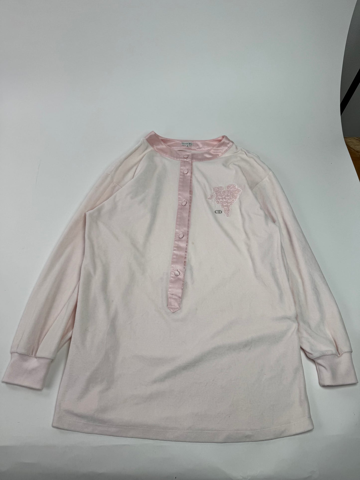 Vintage Dior Twin Set Pink L