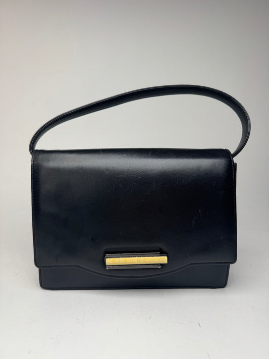 Sac vintage en cuir noir Givenchy
