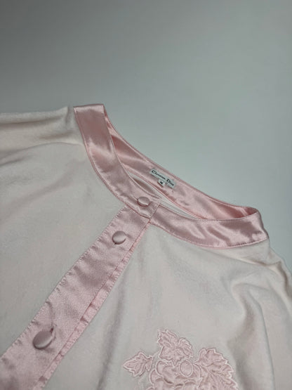Vintage Dior Twin Set Pink L