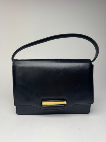 Sac vintage en cuir noir Givenchy