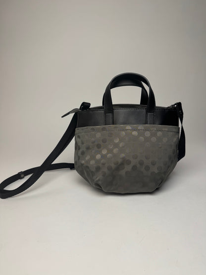 Vintage Yohji Yamamoto Y-Saccs Polkadot 2Way Handbag Grey Black