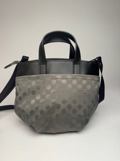 Vintage Yohji Yamamoto Y-Saccs Polkadot 2Way Handbag Grey Black