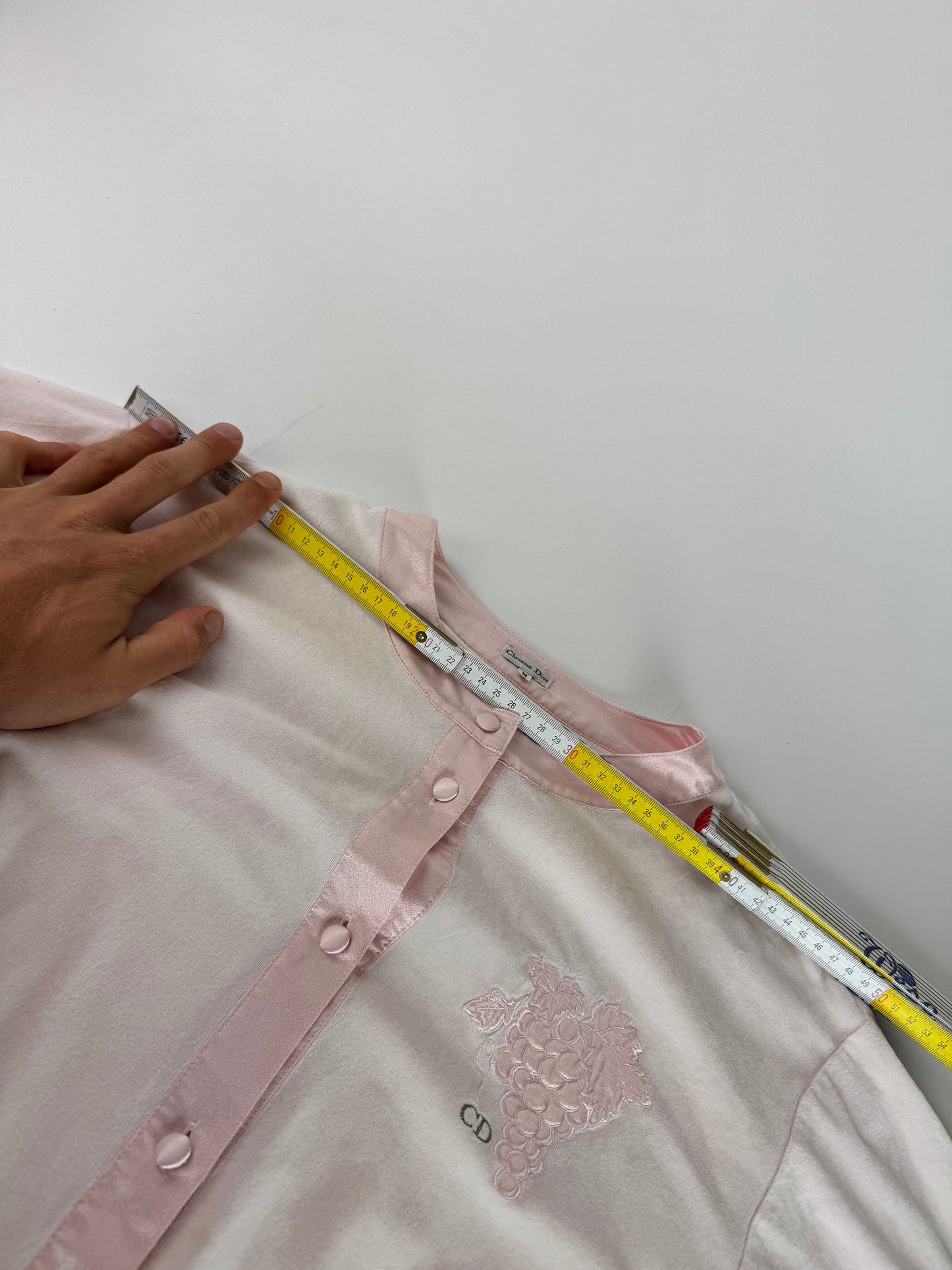 Vintage Dior Twin Set Pink L