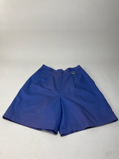 Vintage Dior Sports Shorts Blue Silver S