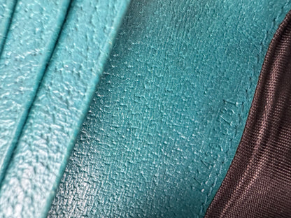 Vintage Gucci Monogram Jackie Wallet Brown Turquoise
