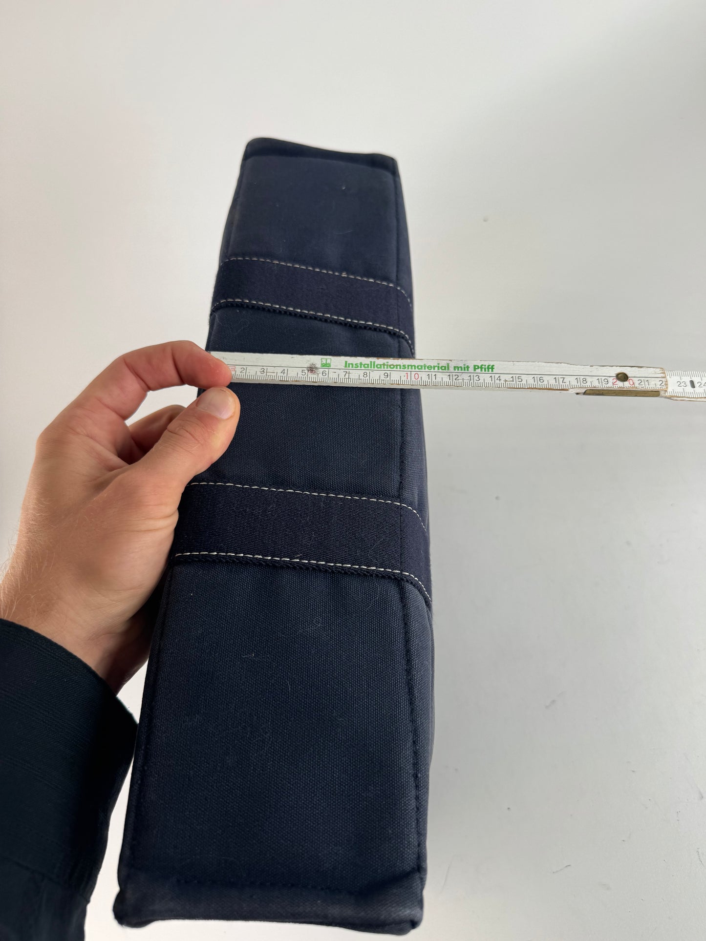 Vintage Hermes Cotton Tote bag navy