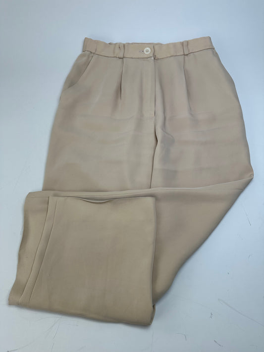 Vintage Chloe Silk Trousers Beige S