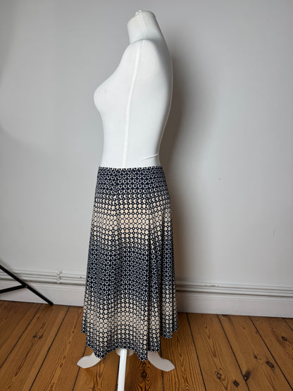 Vintage Givenchy Skirt Brown Black 36/S