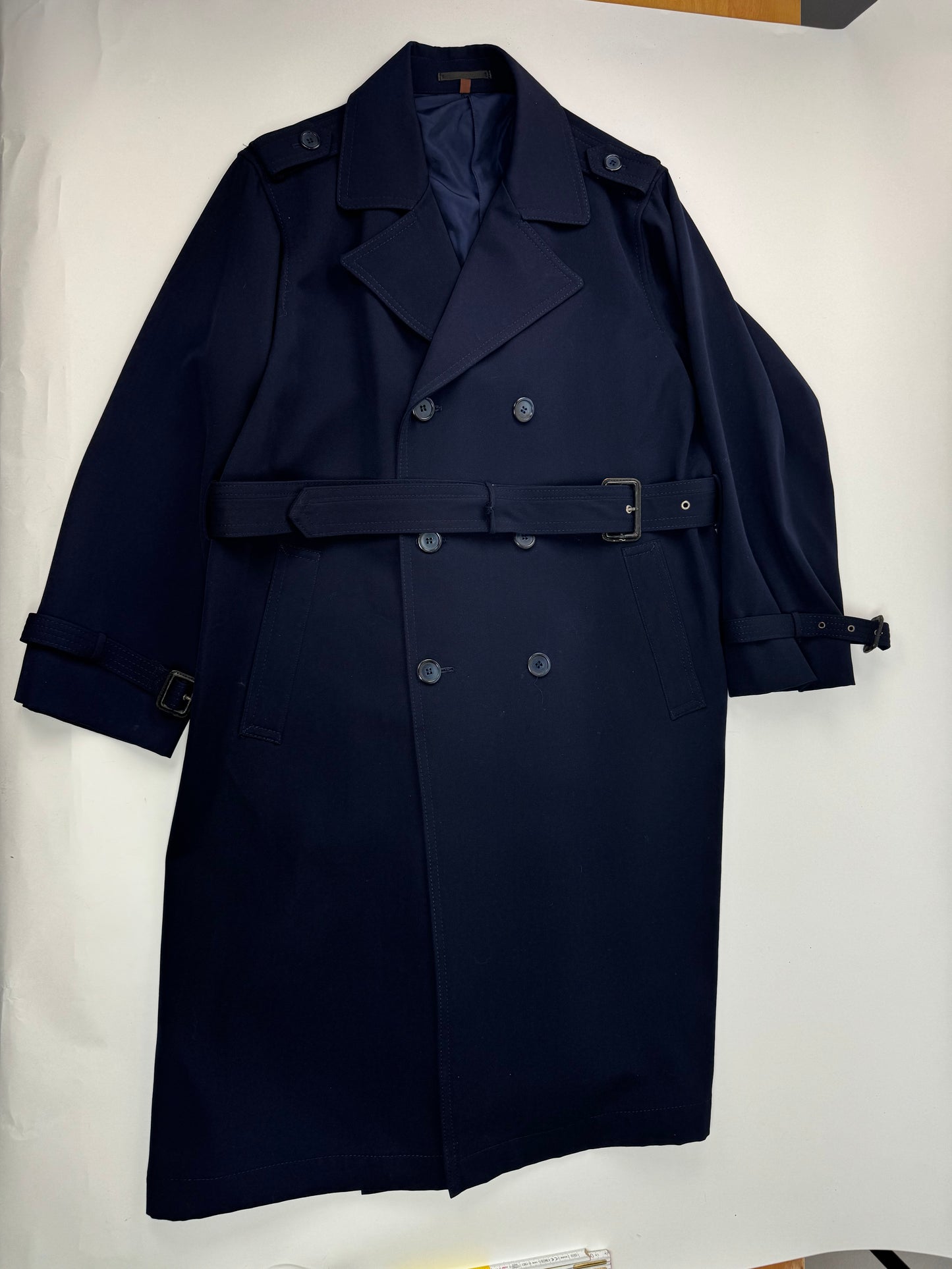 Vintage Yves Saint Laurent Trenchcoat L Navy