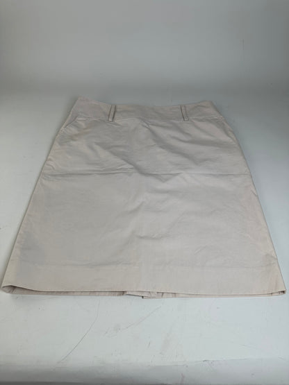 Vintage Celine Cotton Blend Skirt Cream L